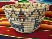 Native American basket, Hopi coiled basket, c. 1920.