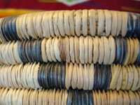 Closeup photo of Hopi coiled basket