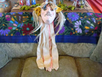 Another photo of the vintage Mexican wood-carving, the Viejito mask from Michoacan.