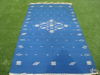 Mexican vintage textiles and sarapes, a beautiful textile from Texcoco c. 1930.  Main photo of the textile.