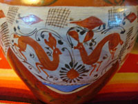 Closeup of Sayula pottery jar